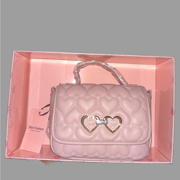 Juicy Couture Light Pink Heart Mini Bag - Picture 2 of 11